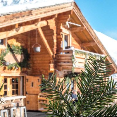 Exterieur vue chalet